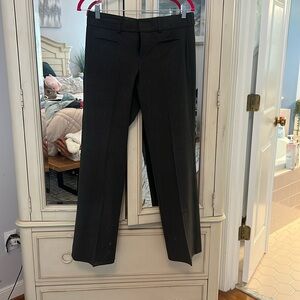 Charcoal stretch low waist pant
